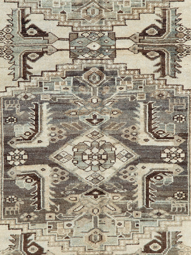 Vintage Persian Malayer Rug, No.22110 - Staging