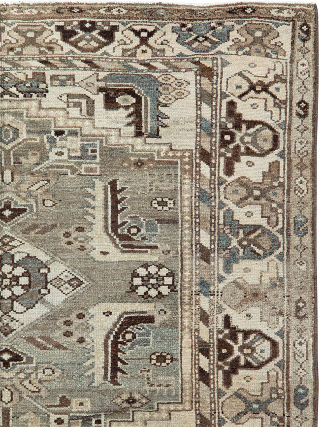 Vintage Persian Malayer Rug, No.22110 - Staging