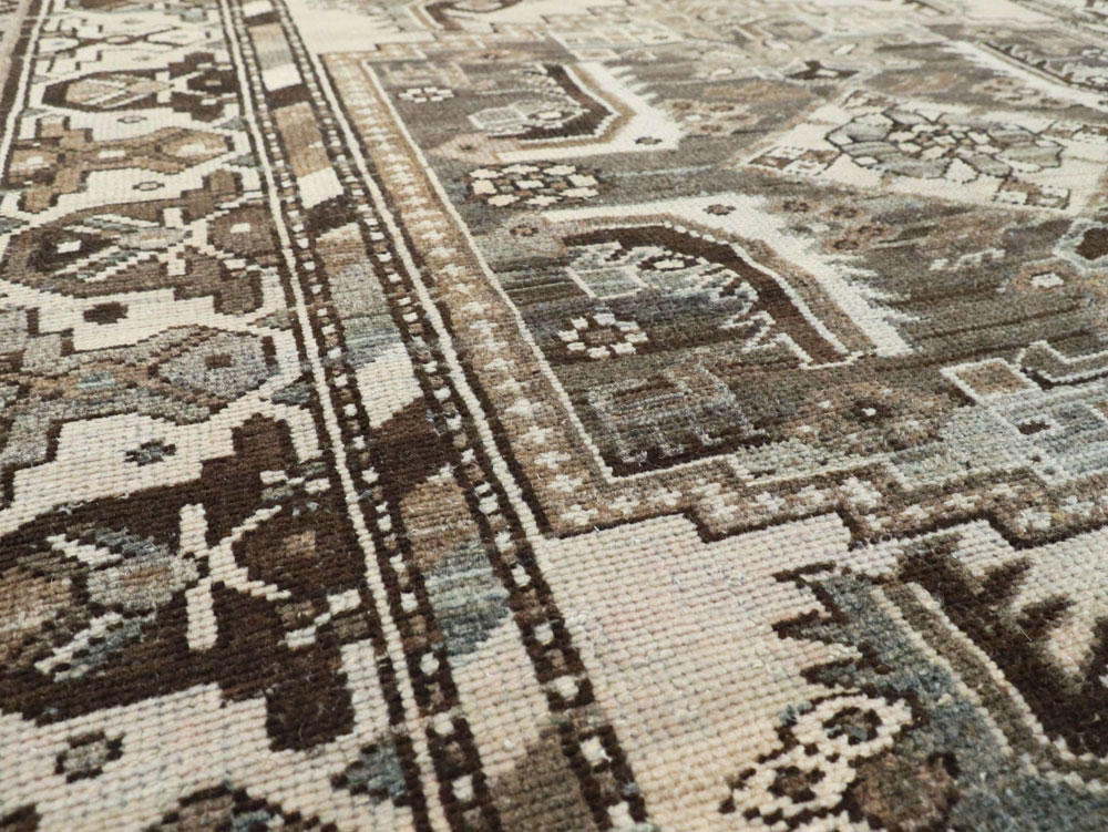 Vintage Persian Malayer Rug, No.22110 - Staging