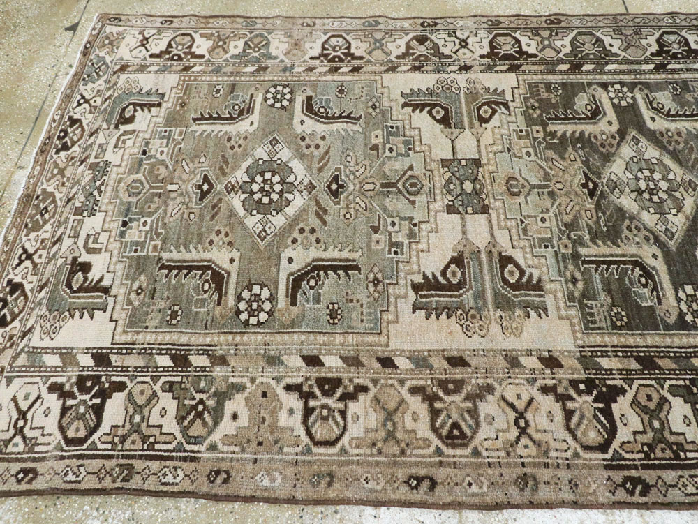 Vintage Persian Malayer Rug, No.22110 - Staging