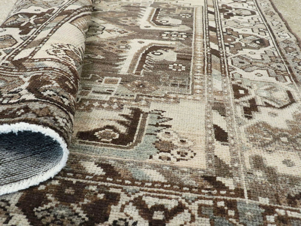 Vintage Persian Malayer Rug, No.22110 - Staging