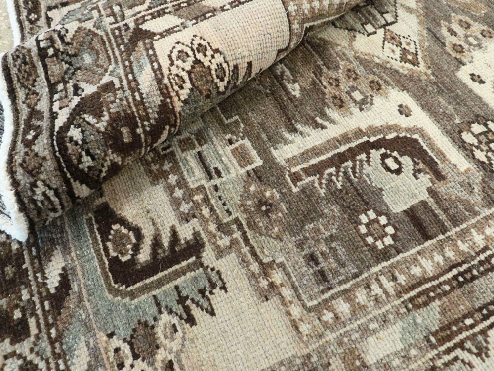 Vintage Persian Malayer Rug, No.22110 - Staging