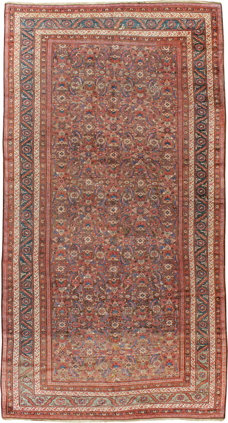 Antique Persian Bakshaish Carpet, No.22120 - Staging