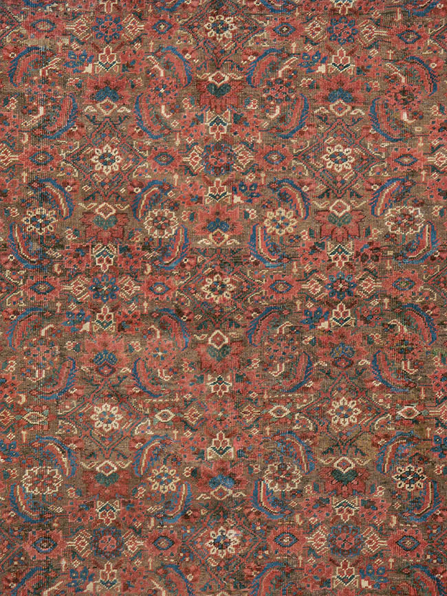 Antique Persian Bakshaish Carpet, No.22120 - Staging