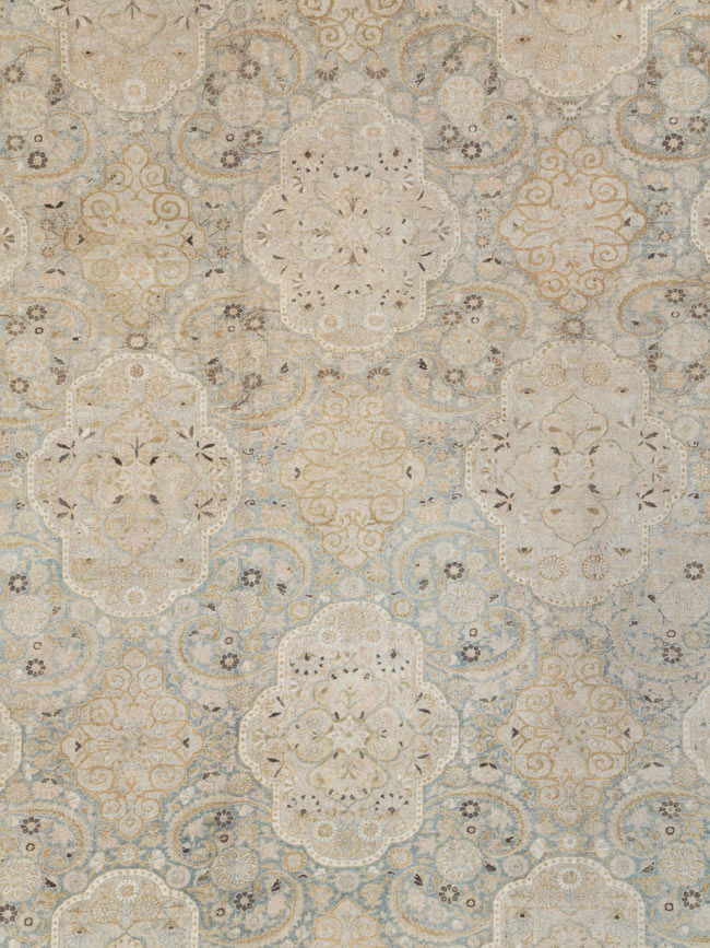 Vintage Persian Kashan Carpet, No.22122 - Staging