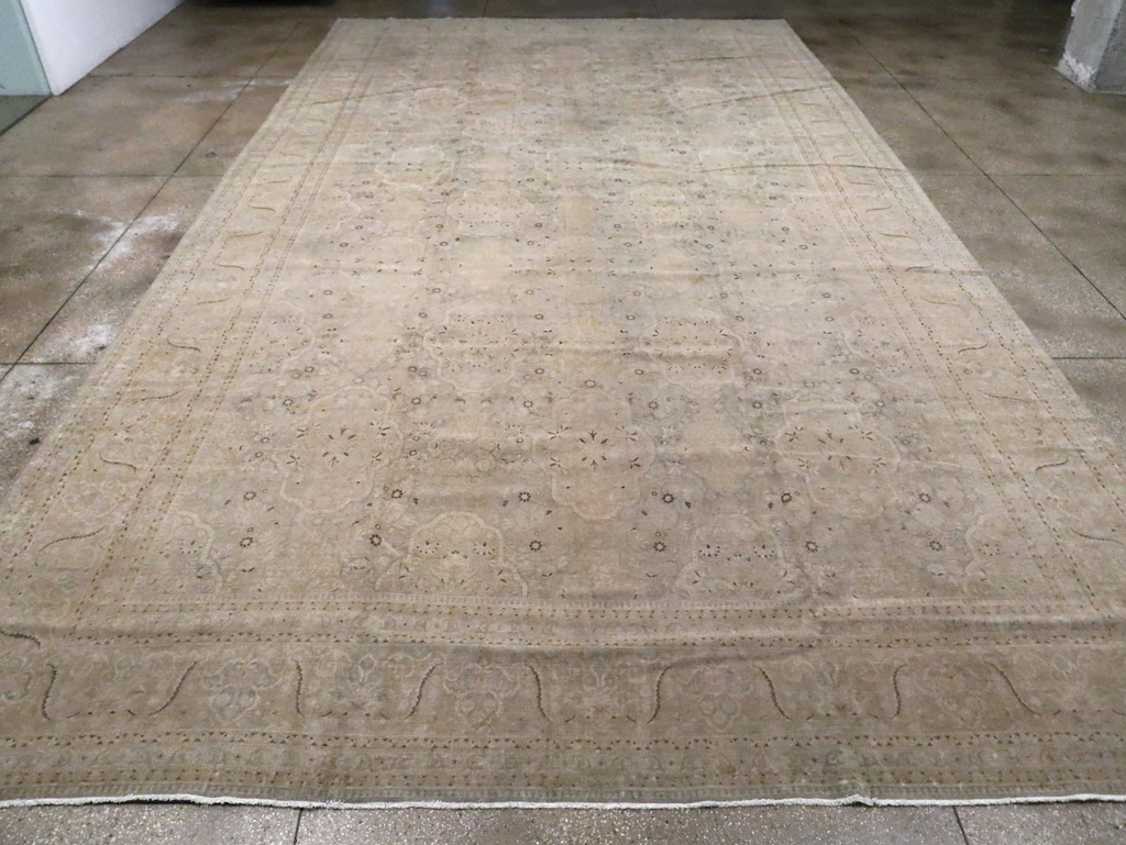 Vintage Persian Kashan Carpet, No.22122 - Staging