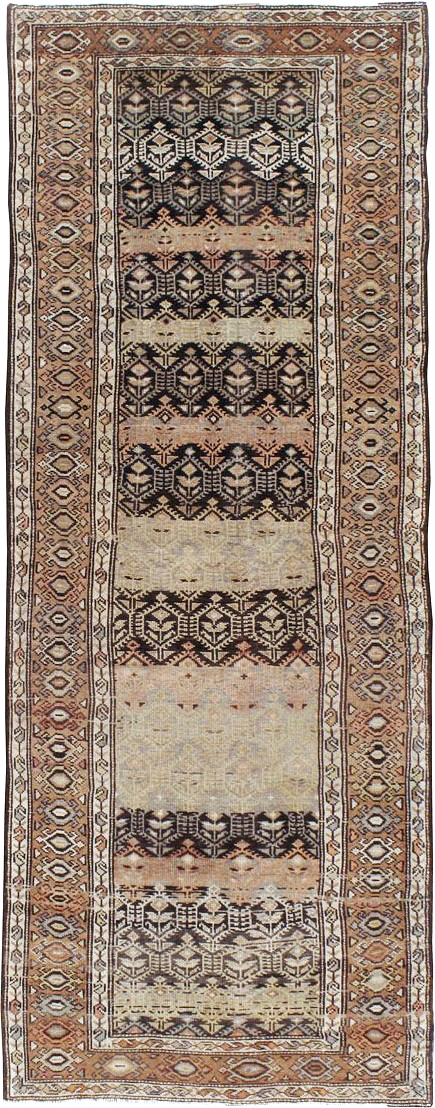 Vintage Persian Kurdish Rug, No.22126 - Staging