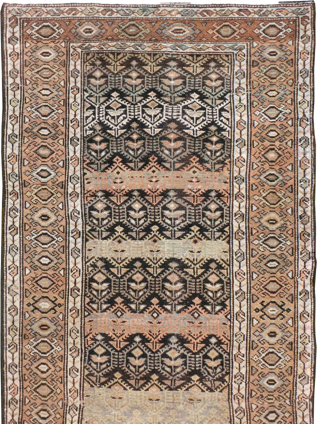 Vintage Persian Kurdish Rug, No.22126 - Staging