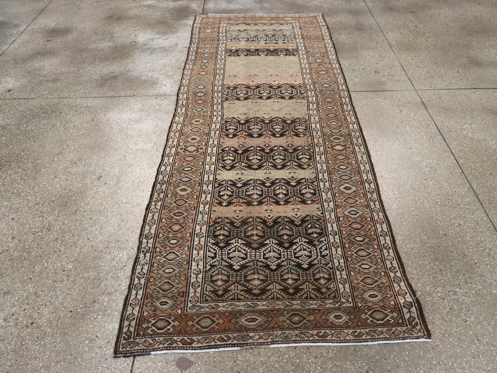 Vintage Persian Kurdish Rug, No.22126 - Staging