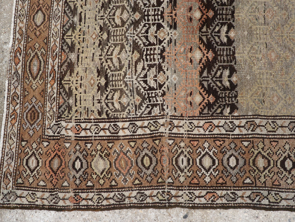 Vintage Persian Kurdish Rug, No.22126 - Staging