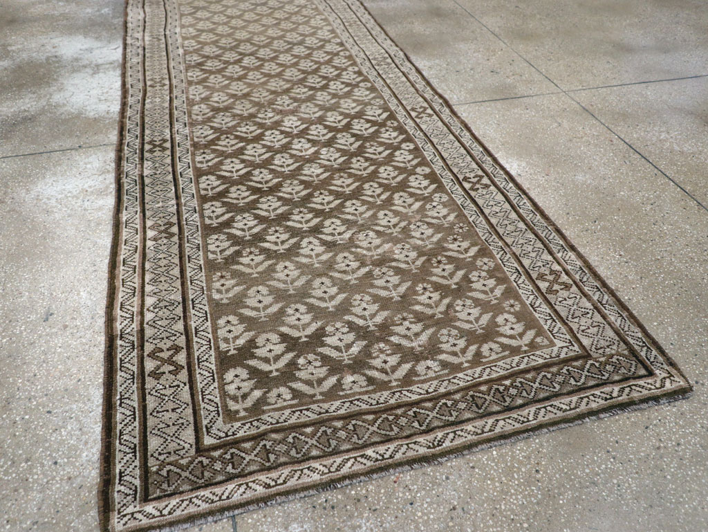 Vintage Persian Kurdish Runner, No.22128 - Staging