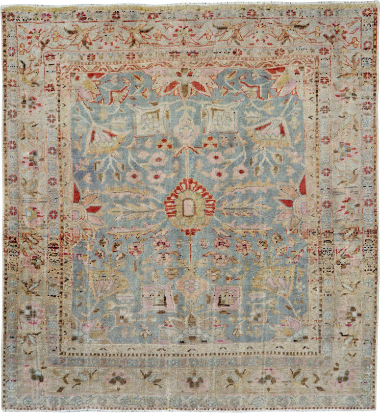 Antique Persian Mashad Rug, No.22129 - Staging