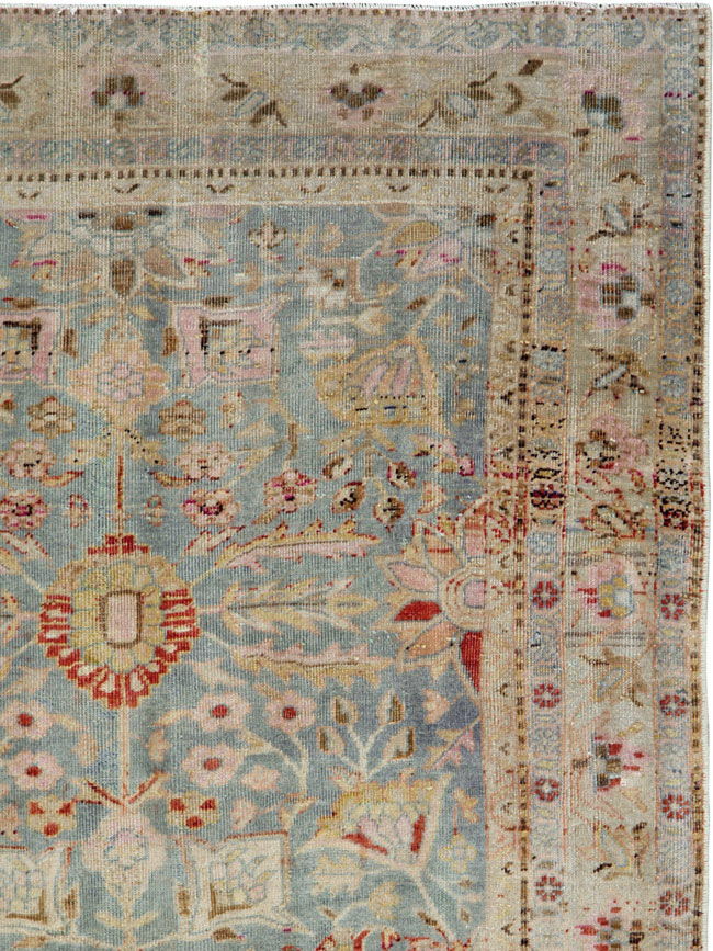 Antique Persian Mashad Rug, No.22129 - Staging