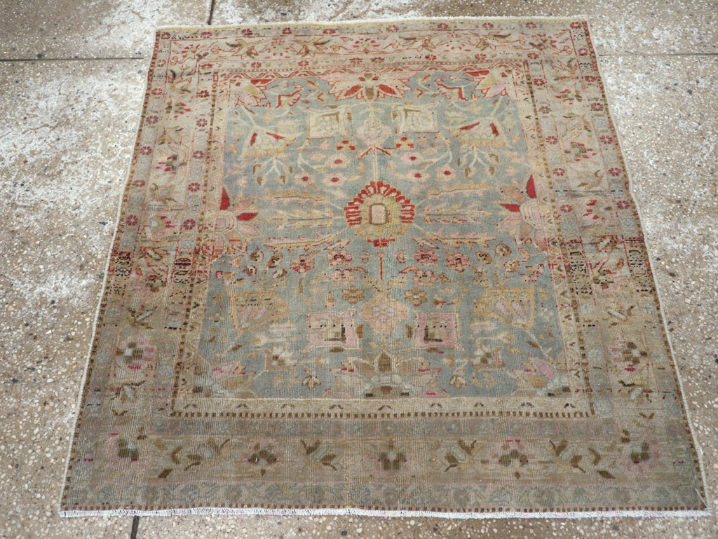 Antique Persian Mashad Rug, No.22129 - Staging