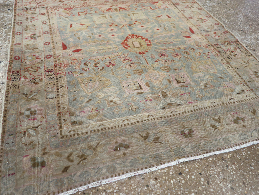 Antique Persian Mashad Rug, No.22129 - Staging