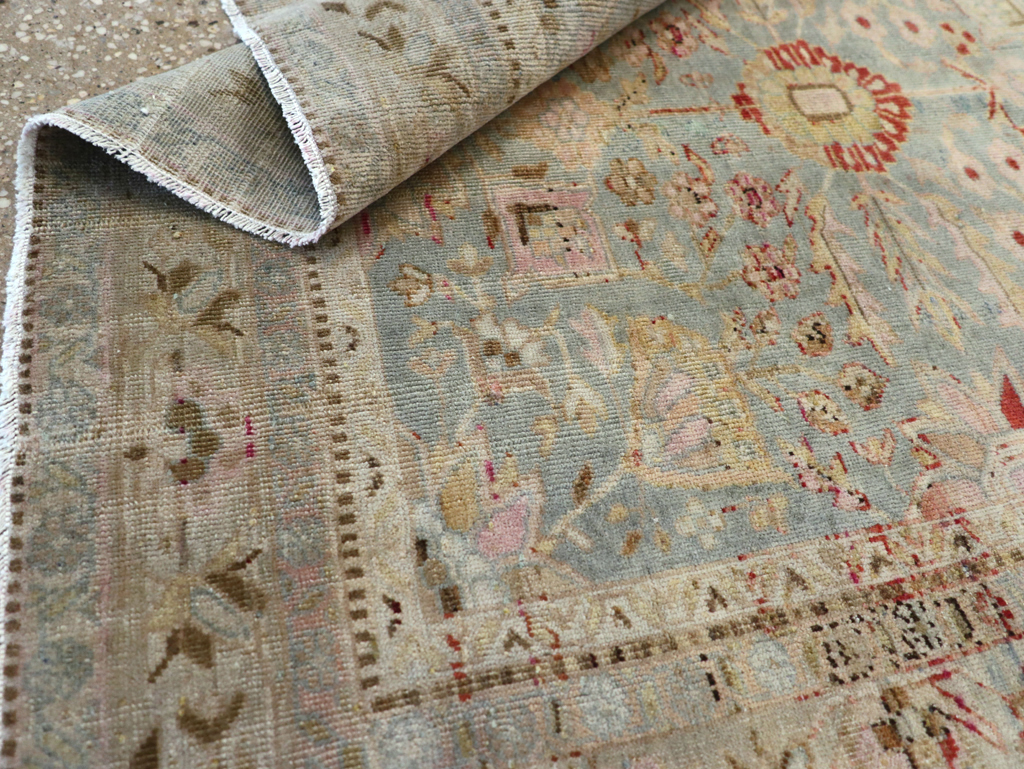 Antique Persian Mashad Rug, No.22129 - Staging