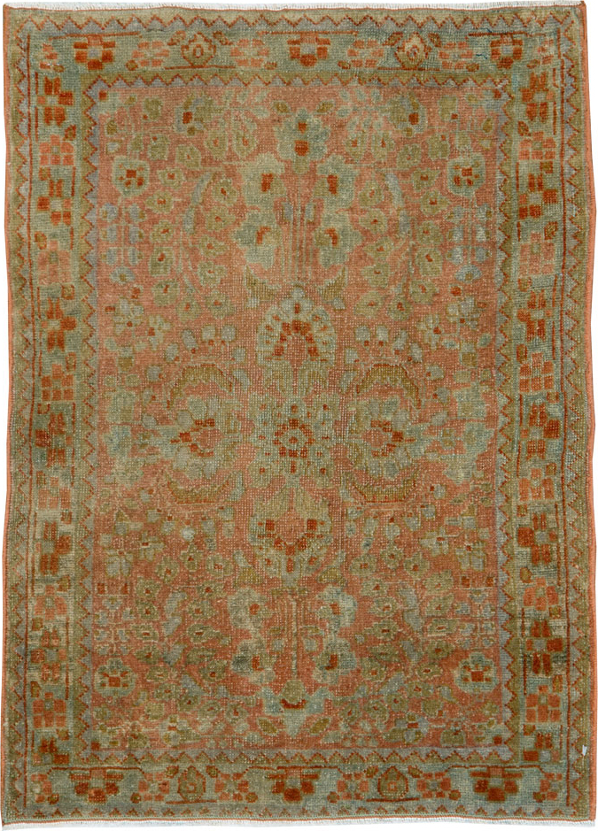 Antique Persian Sarouk Rug, No.22134 - Staging