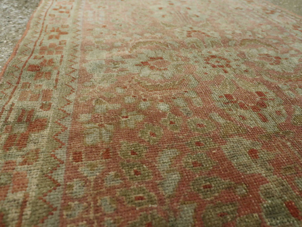 Antique Persian Sarouk Rug, No.22134 - Staging