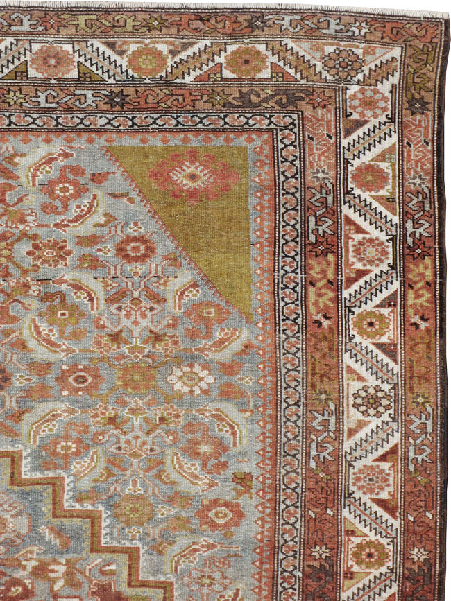 Antique Persian Bakhtiari Carpet, No.22138 - Staging