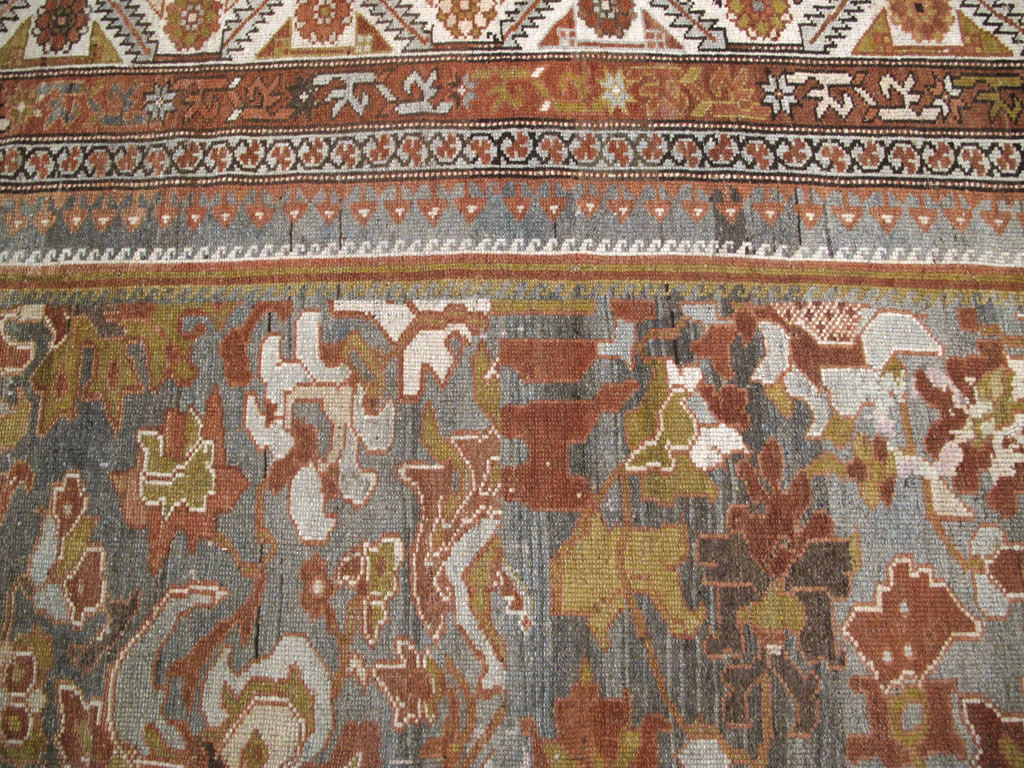 Antique Persian Bakhtiari Carpet, No.22138 - Staging