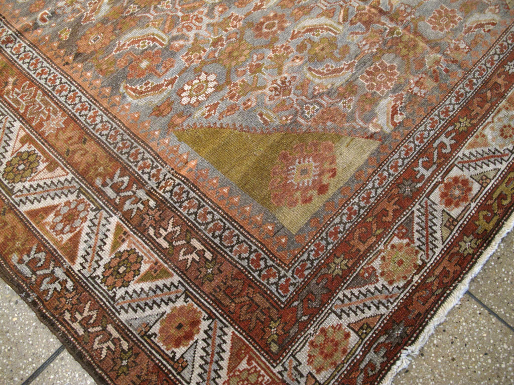 Antique Persian Bakhtiari Carpet, No.22138 - Staging