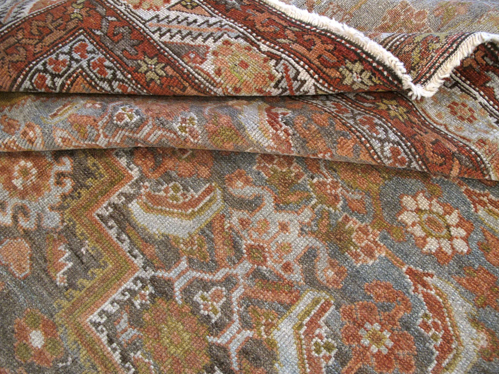 Antique Persian Bakhtiari Carpet, No.22138 - Staging