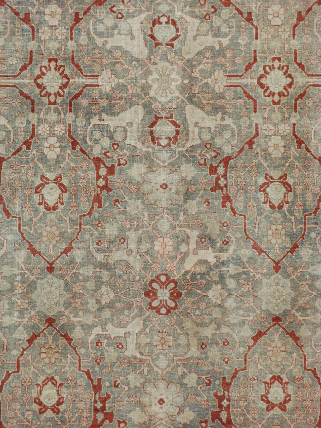 Antique Persian Tabriz Carpet, No.22141 - Staging