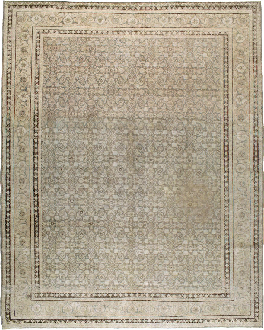 Antique Persian Tabriz Room Size CarpetCarpet, No.22142 - Staging