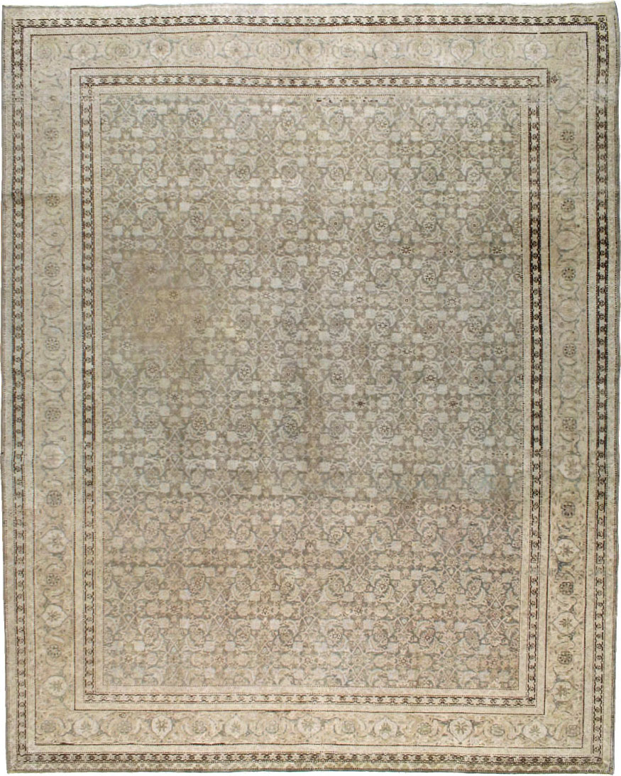 Antique Persian Tabriz Room Size CarpetCarpet, No.22142 - Staging