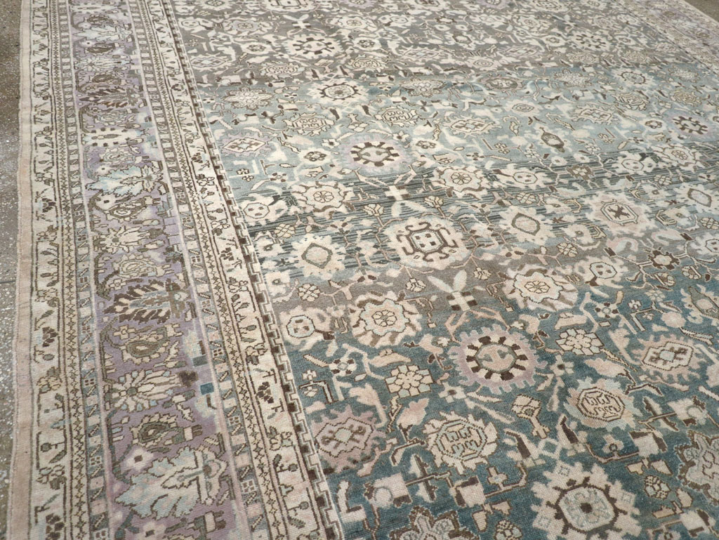 Vintage Persian Malayer Large Room Size Carpet, No.22145 - Staging