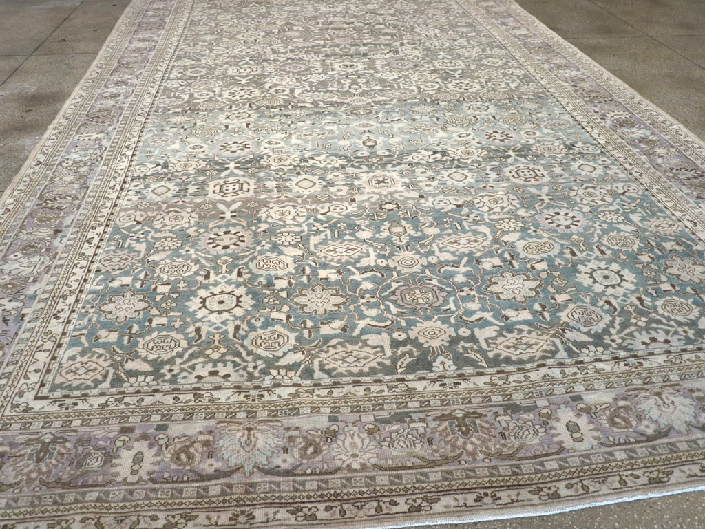 Vintage Persian Malayer Large Room Size Carpet, No.22145 - Staging