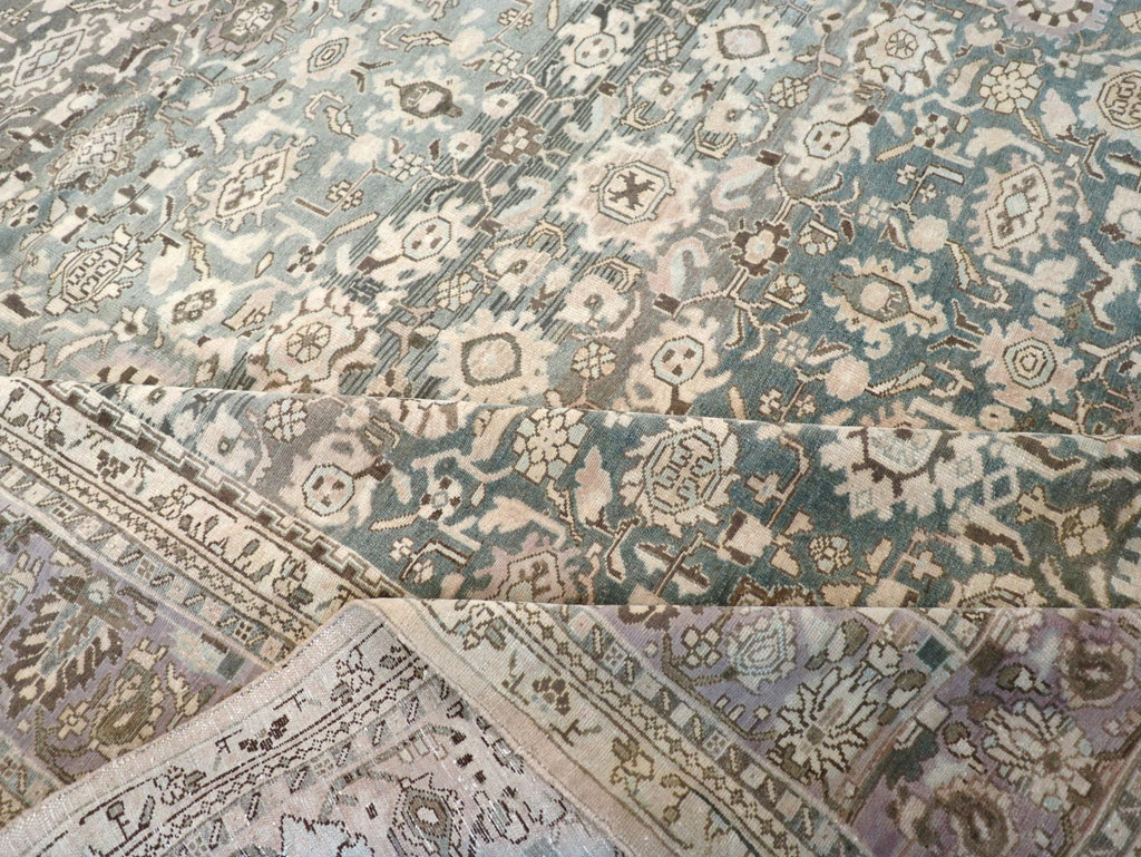 Vintage Persian Malayer Large Room Size Carpet, No.22145 - Staging