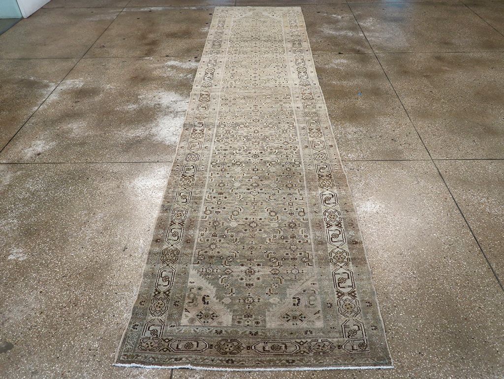 Vintage Persian Malayer Runner, No.22146 - Staging