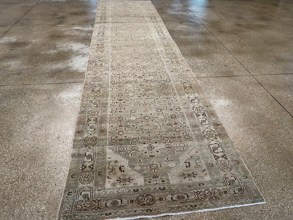 Vintage Persian Malayer Runner, No.22146 - Staging