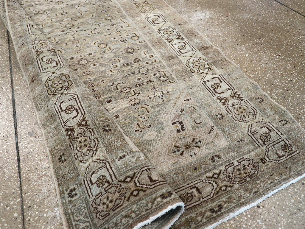 Vintage Persian Malayer Runner, No.22146 - Staging