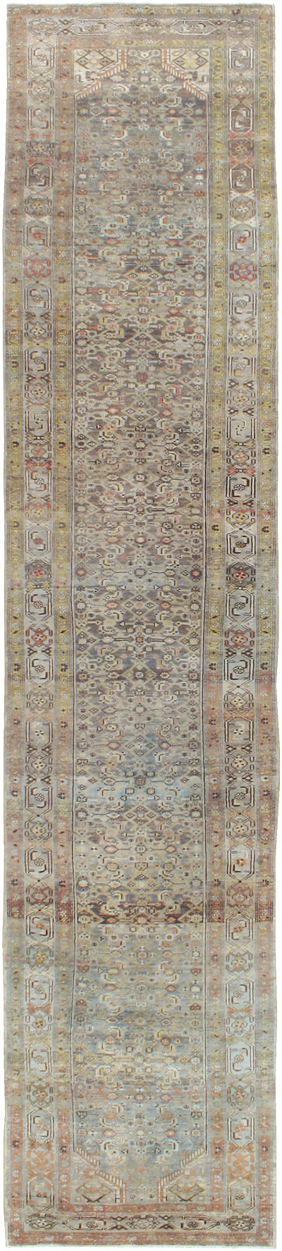 Vintage Persian Malayer Runner, No.22147 - Staging