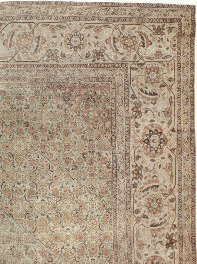 Antique Persian Tabriz Carpet, No.22148 - Staging
