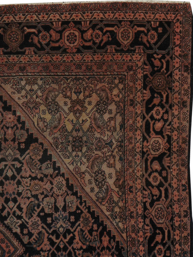 Antique Persian Sarouk Fereghan Rug, No.22157 - Staging