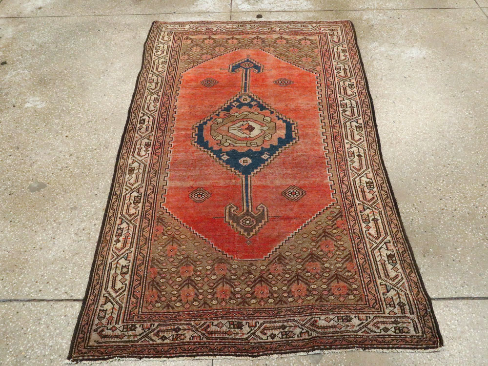 Antique Persian Kurdish Rug, No.22162 - Staging