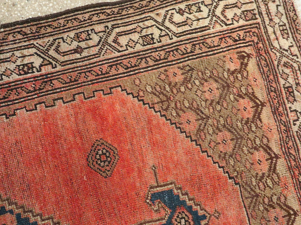 Antique Persian Kurdish Rug, No.22162 - Staging