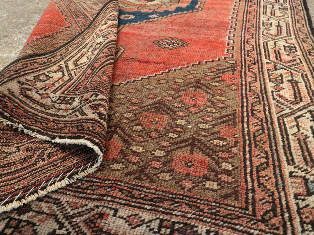 Antique Persian Kurdish Rug, No.22162 - Staging