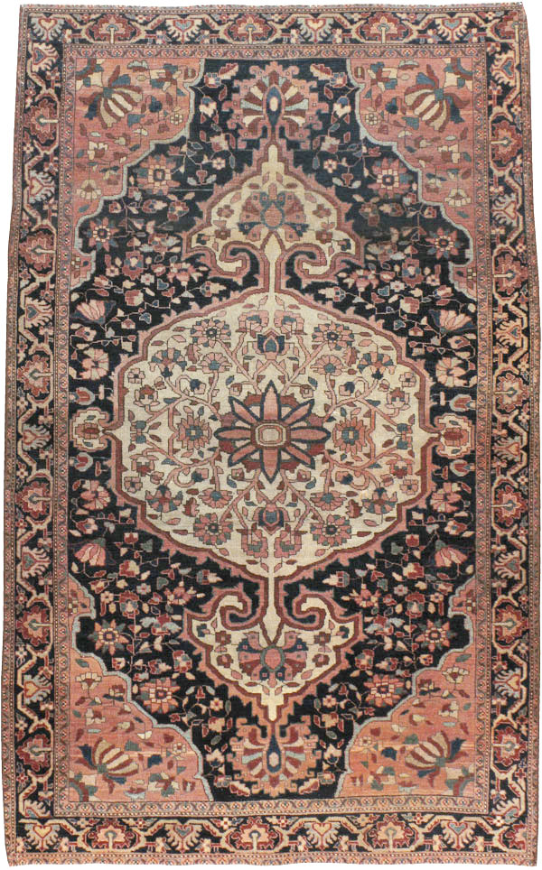 Antique Persian Sarouk Fereghan Rug, No.22163 - Staging