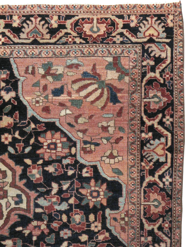 Antique Persian Sarouk Fereghan Rug, No.22163 - Staging