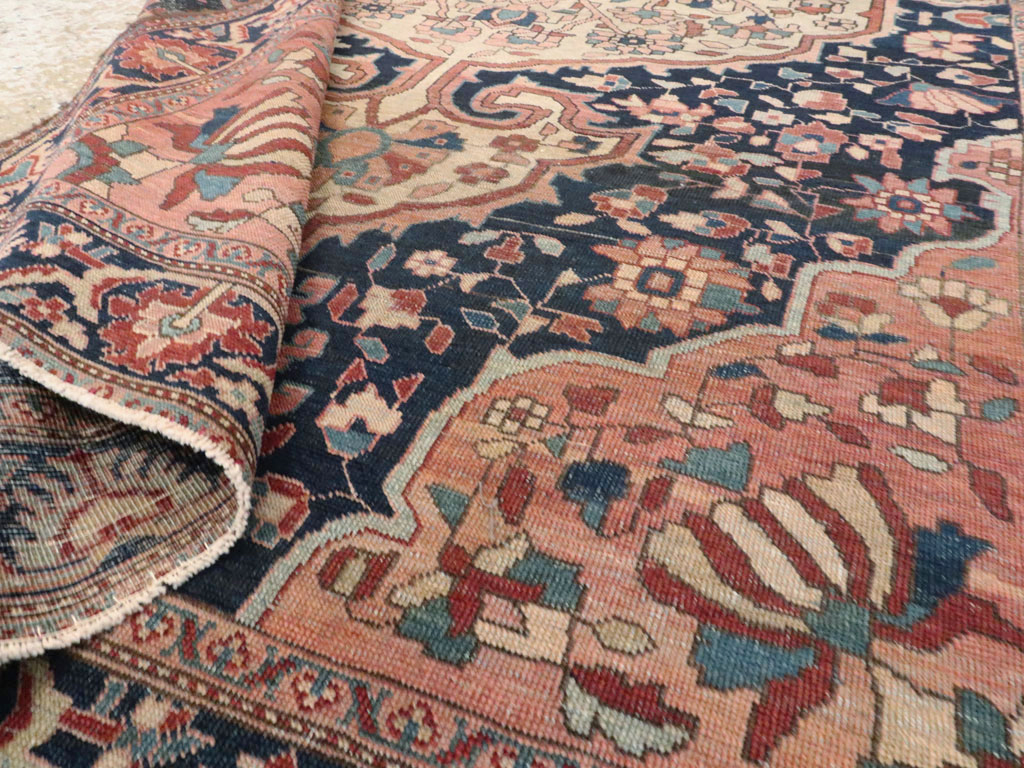 Antique Persian Sarouk Fereghan Rug, No.22163 - Staging