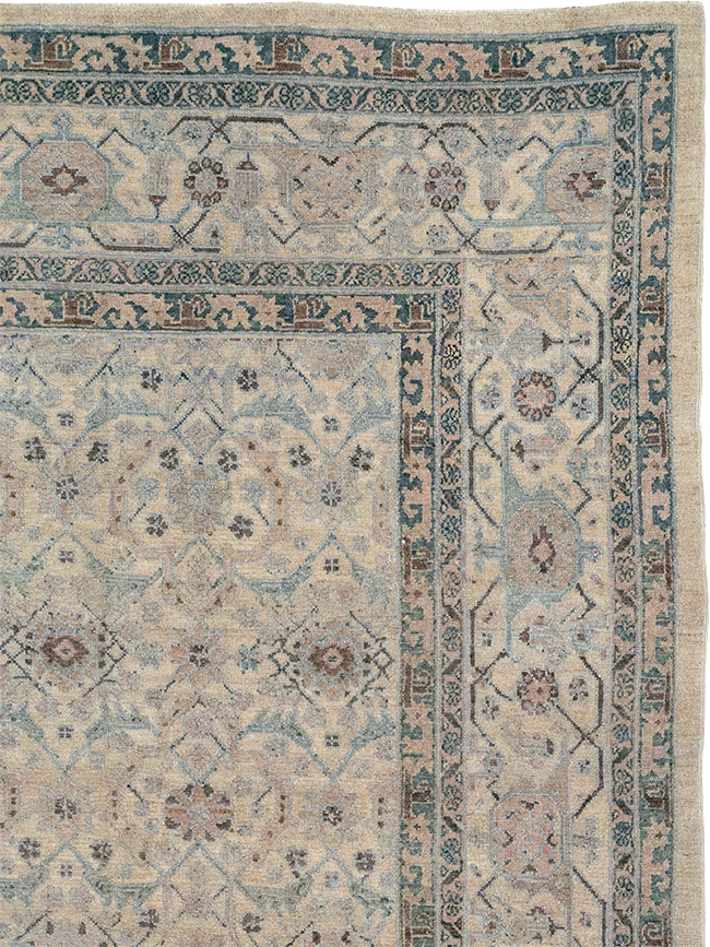 Antique Persian Bibikabad Carpet, No.22168 - Staging