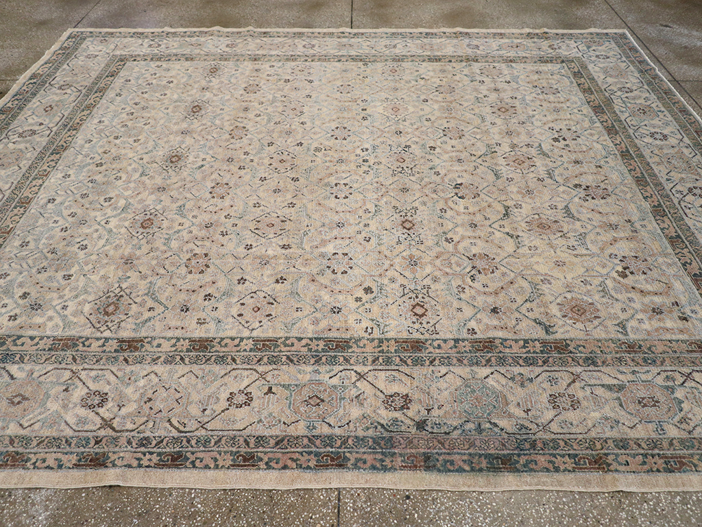 Antique Persian Bibikabad Carpet, No.22168 - Staging