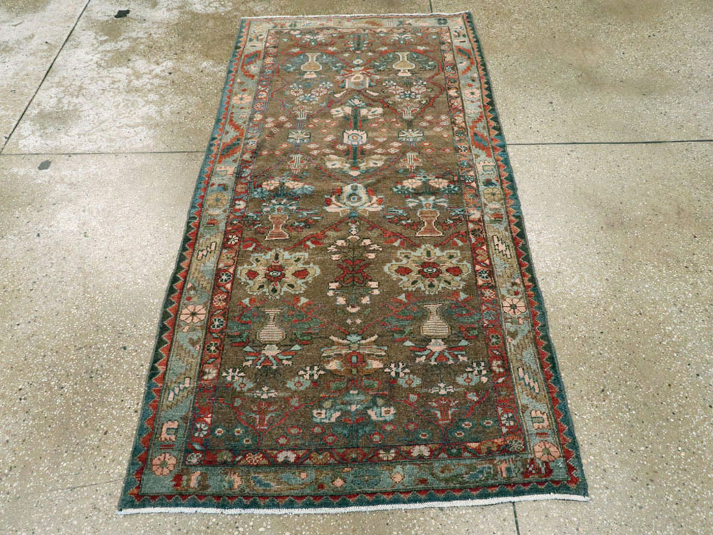 Vintage Persian Malayer Rug, No.22174 - Staging