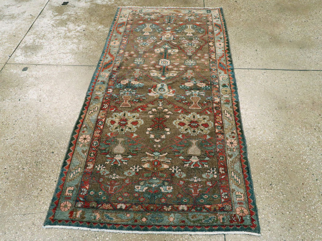 Vintage Persian Malayer Rug, No.22174 - Staging