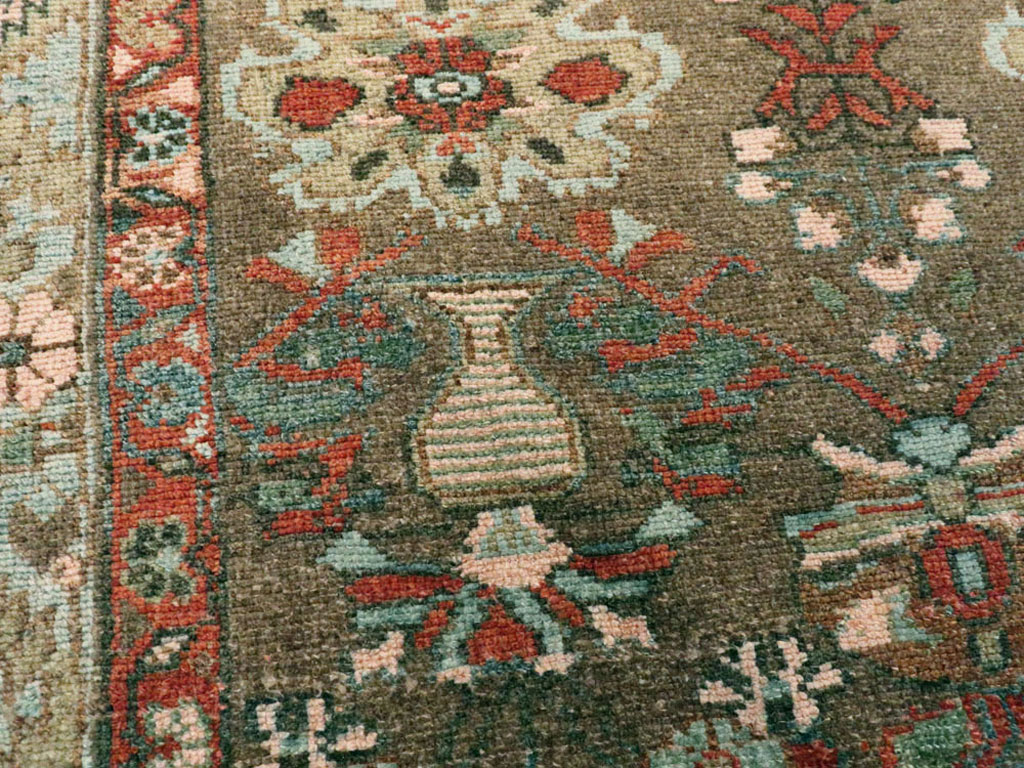 Vintage Persian Malayer Rug, No.22174 - Staging