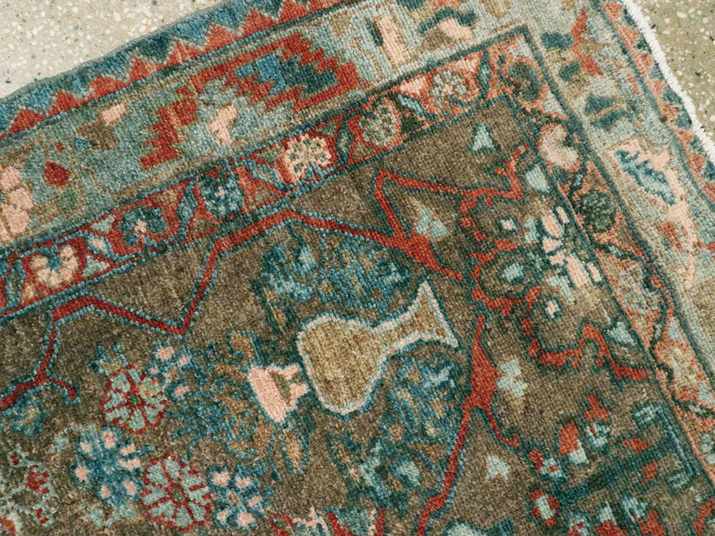 Vintage Persian Malayer Rug, No.22174 - Staging